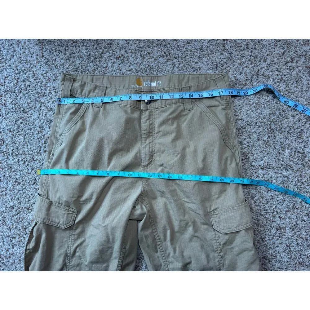 Carhartt Force Men's Jeans/Pants, Relaxed fit size 36X32, Tan work/Cargo pants